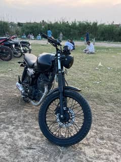 ravi piaggo 125 modified into cafe racer