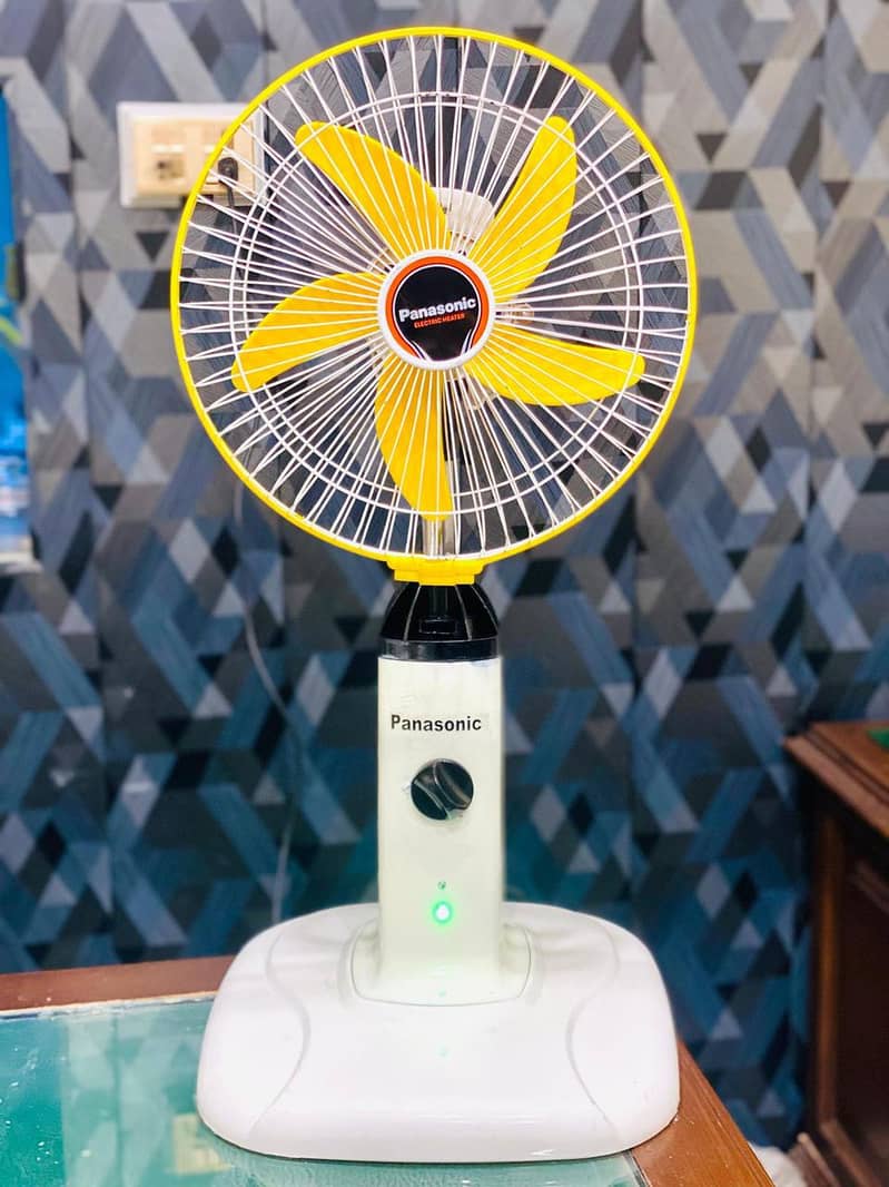 chargeable Fan AC/DC | Long Battery Backup | Ideal for Load Shedding ...