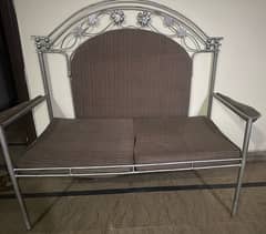2 seater sofa with table n mirror