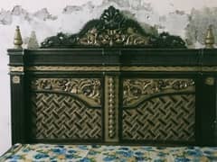 Bed for Sale without sidetables, matress, and dressing)