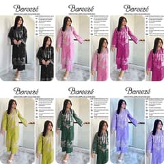 UMZAY 2PC Embroidered Lawn Suit–Premium Air-Jet Fabric–Summer 2025