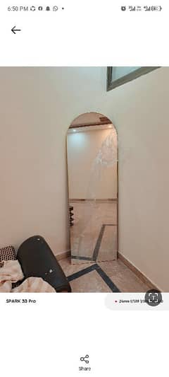 mirror with stand.