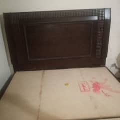 wooden bed for sale exchange with fridge