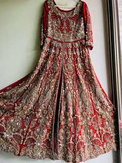 fully embroidered bridal dress