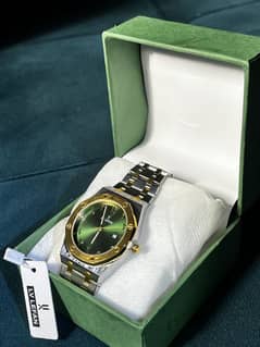LV LEFAN ARABIC DAIL WATCH , WITH BOX , BUTTERFLY LOCK
