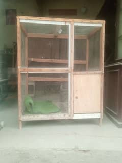 wooden cage