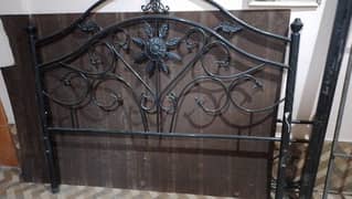 Good condition Queen wrought iron bed