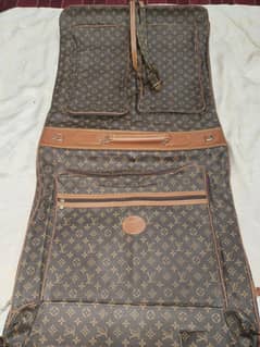 Vintage, Brown  Louis-vuitton garment bag
