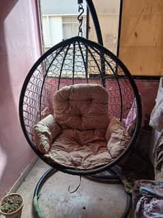 Jhoola lohay ka egg hanging swing iron
