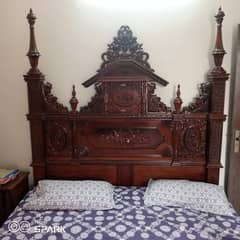 Chinioti bed set and dresser for sale