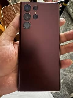 Samsung s22 ultra dual sim approved 12/256 complete  box