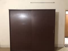 Wooden Wardrobe Almari Sliding Door
