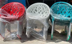 PLASTIC OUTDOOR GARDEN CHAIRS TABLE SET AVAILABLE FOR SALE
