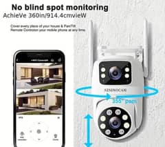 Dual Lens CCTV Wifi Camera 2.4Hz