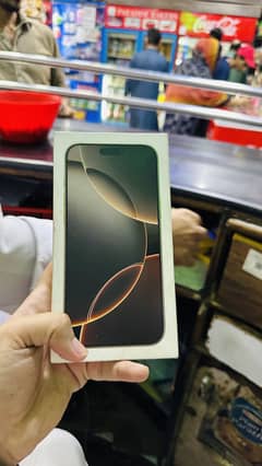 Iphone 16 pro max factory unlock box pack