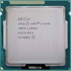 INTEL CORE i5 3470 3RD GENERATION PROCESSOR