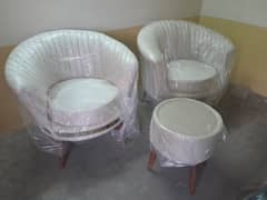 chairs table and satti