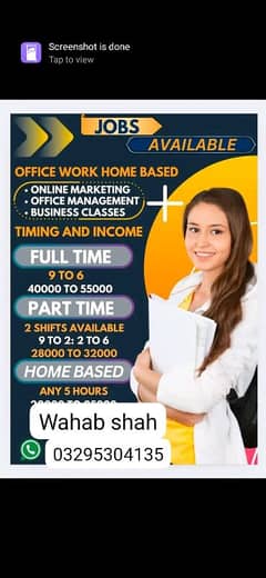 urgent staff required online working male and female and students