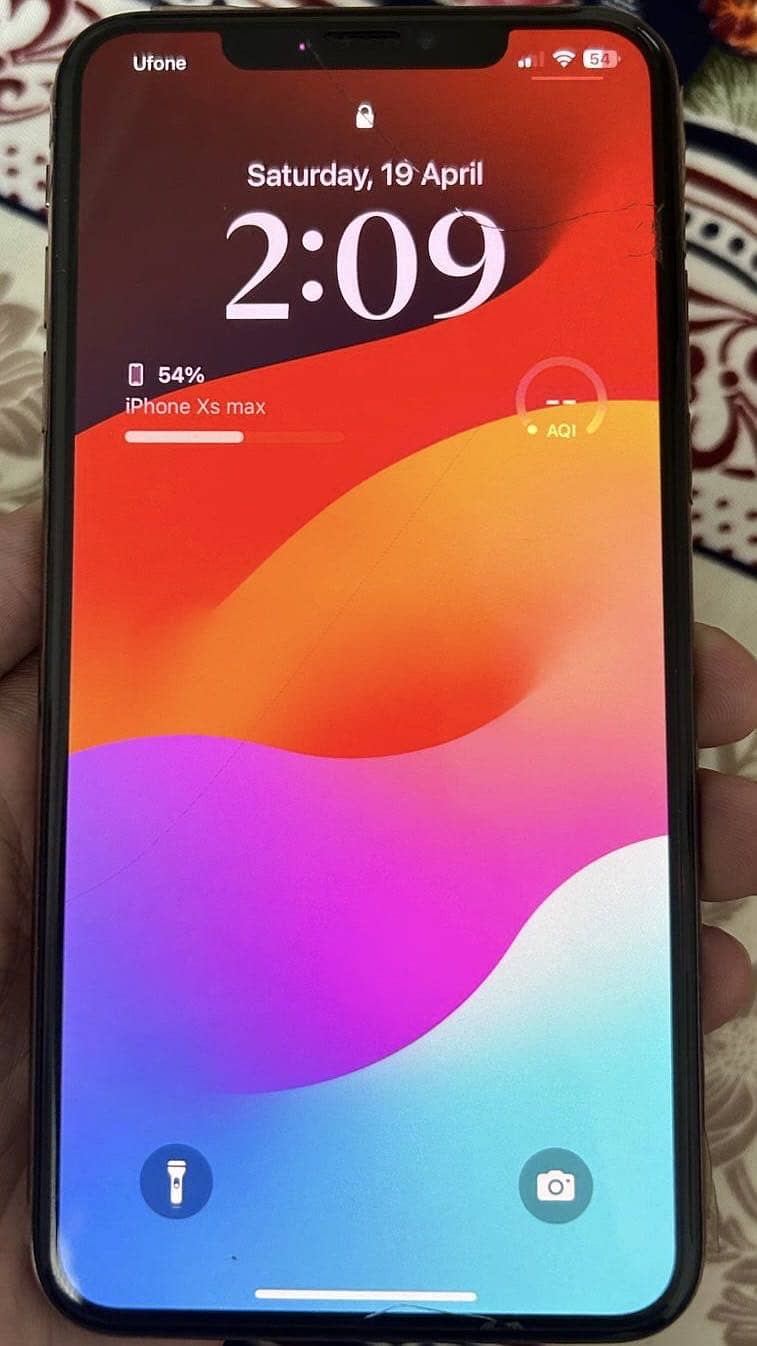 Iphone Xs max Gold Color 256GB 10