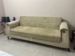 3 Seater Slightly Used Sofa with Life Time Foam Guarantee