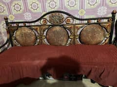 3 seater Seti with 2 Chairs (iron)