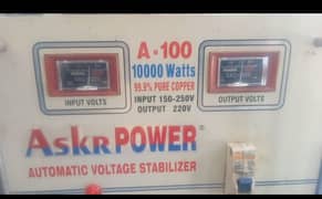 10.000 Watts Stabilizer For sale urgent sale