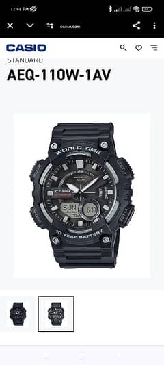 Original Casio Gshock AEQ-110W-1AV model Watch
