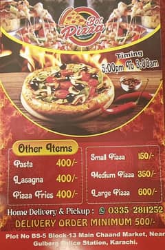 Helper required for pizza restaurant