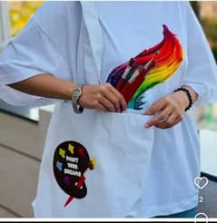 tshirt with tote bag
