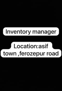 Inventory manager