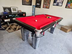 SNOOKER TABLE | POOL TABLE | BILLIARD | DECENT | CUSTUMIZEABLE |SALE