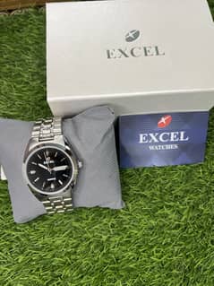 Excel Japanese Quartz warranty card with box