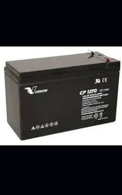 Slightly used 12V 7Ah Dry batteries available