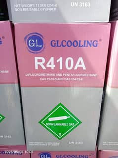 A C Gas Brand New  cylinders import R410