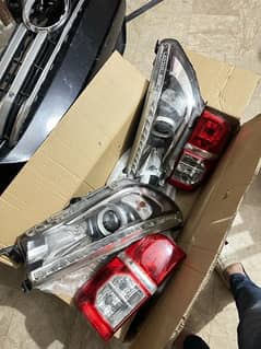 Revo Front lights back lights And bumper with gril or fog lamp