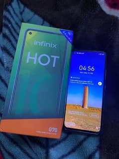 Infinix hot 10  Mobile 4/64 with box and accessories