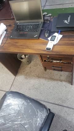 OFFICE TABLE AND CHAIRS
