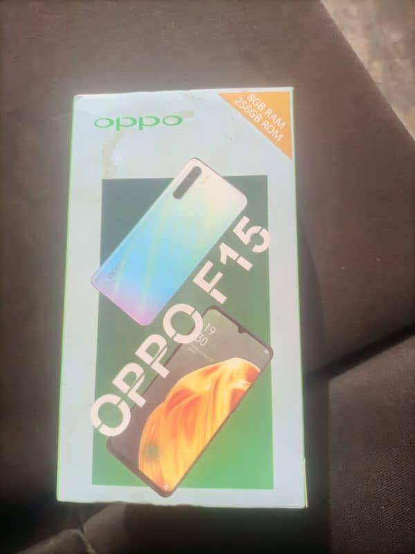 Oppo f15 display finger 8 256 with box exchange possible 0