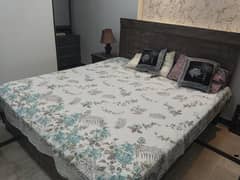 Double bed with mattress