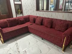 L shaped sofa set