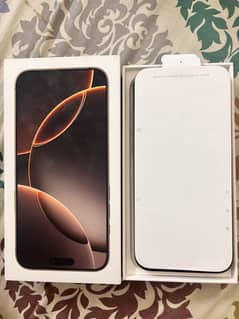 iPhone 16 pro max factory unlock 256gb dessert gold inactive