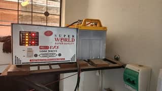 UPS WITH BATTERY READY TO USE