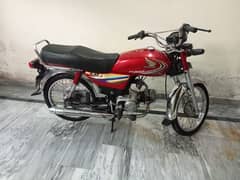 Honda CD 70 bike 2015 model 0320/7168/171