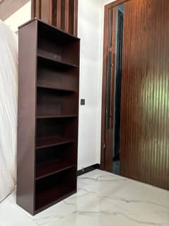 wooden book shelf
