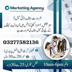 office work . staff dealing. social media per marketing.