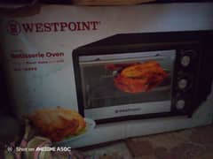 west point deluxe rotisserie oven