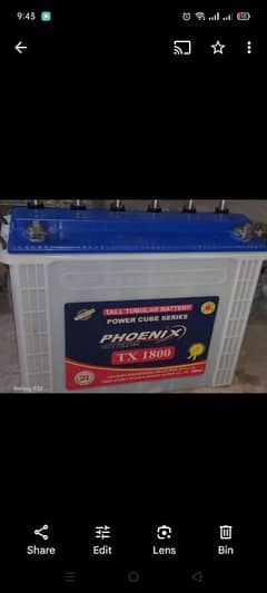 Tx1800 phoenix Tubular Batteries Available Good condition only2 pieces