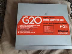 national G20 Vcr