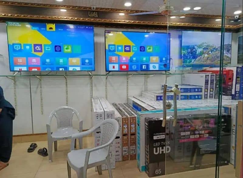 55 inch Samsung Led Tv Smart 8k box pack 3 years warranty  03024036462 0