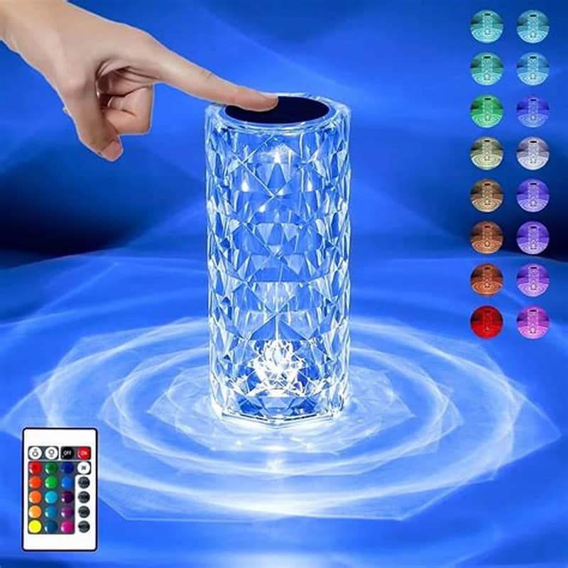 Rechargeable Table Lamp with Rgb Lights 7